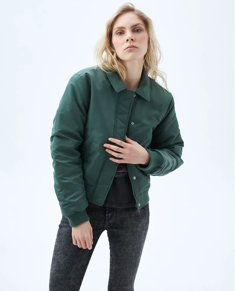Chaqueta con recogido para mujer