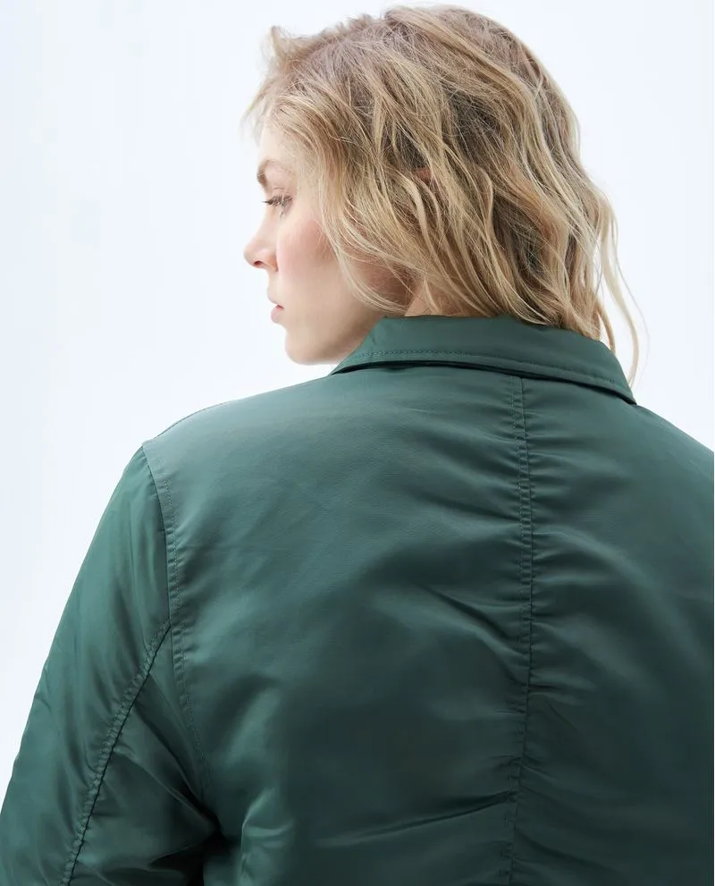 Chaqueta con recogido para mujer