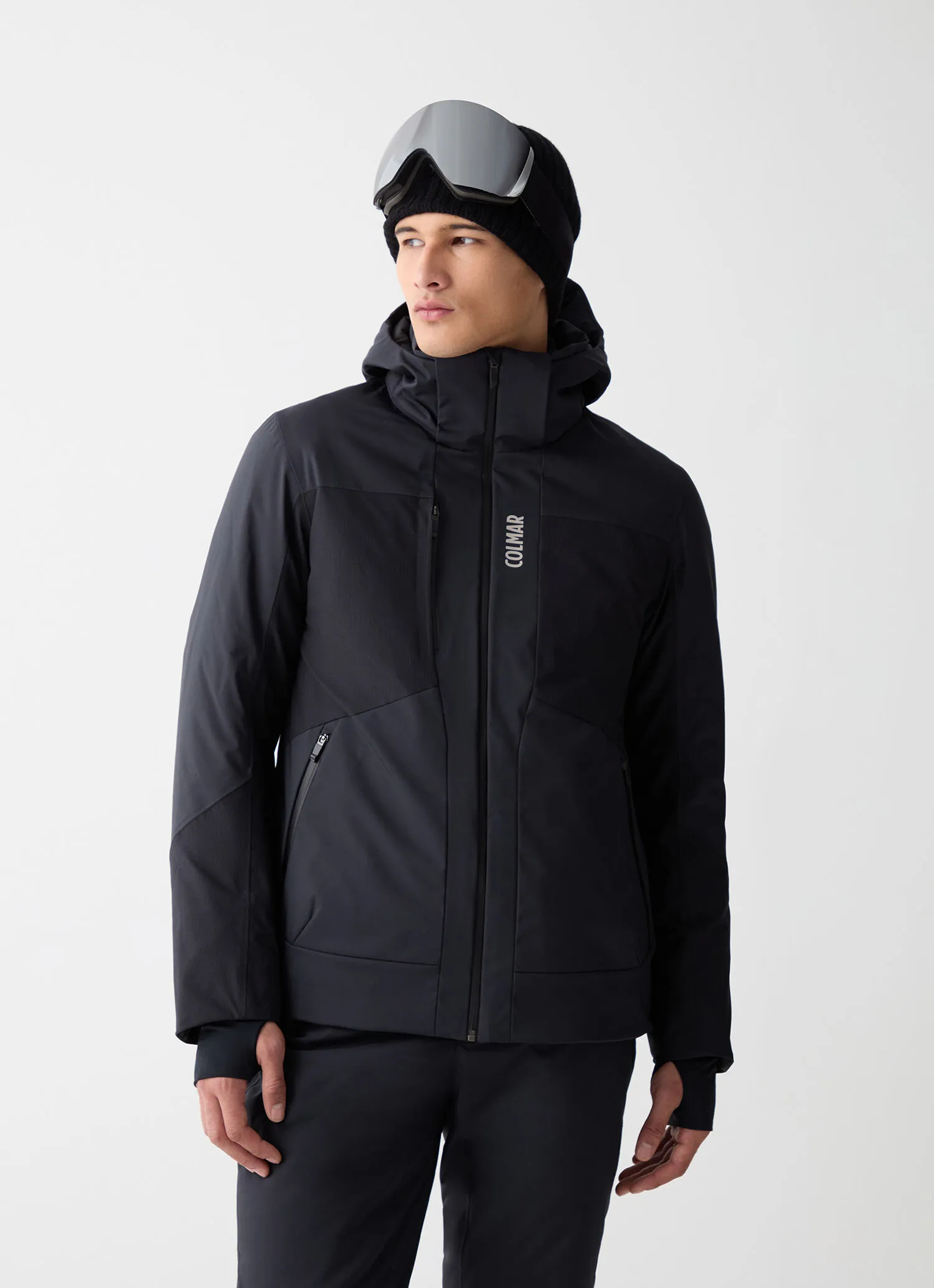 Chaqueta de esquí con cremalleras de ventilación