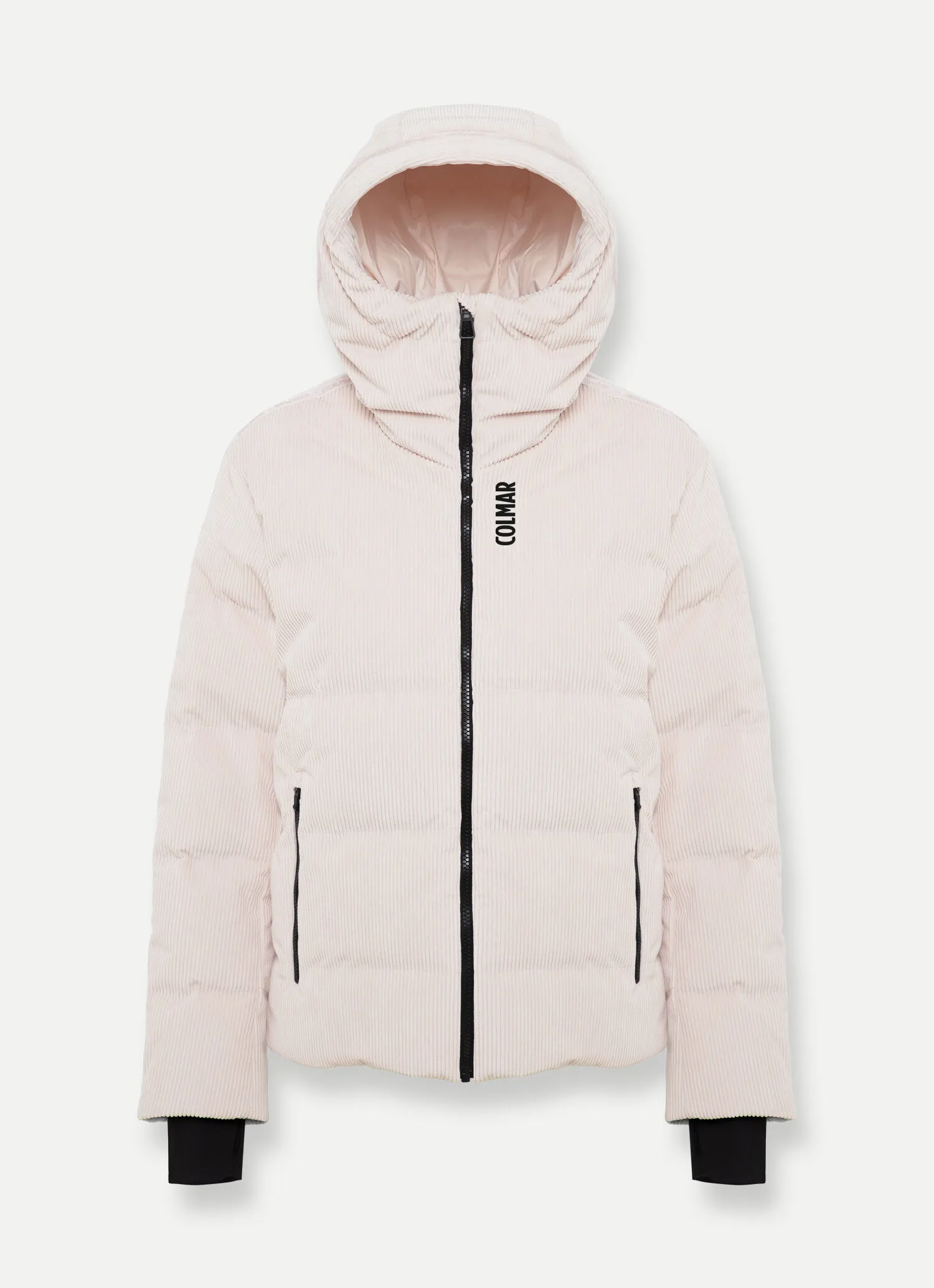 Chaqueta de esquí puffy con cinta personalizada