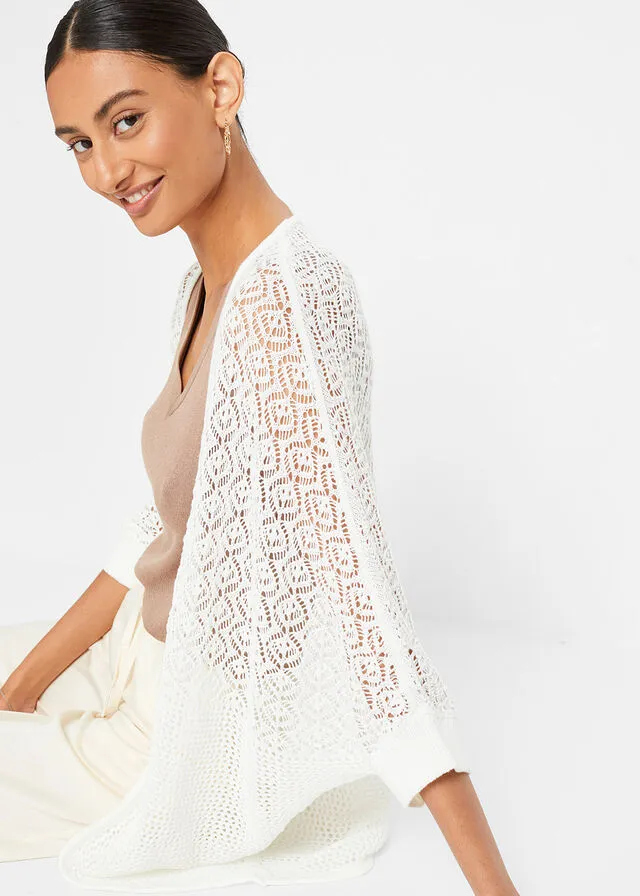 Chaqueta de punto Blanco
