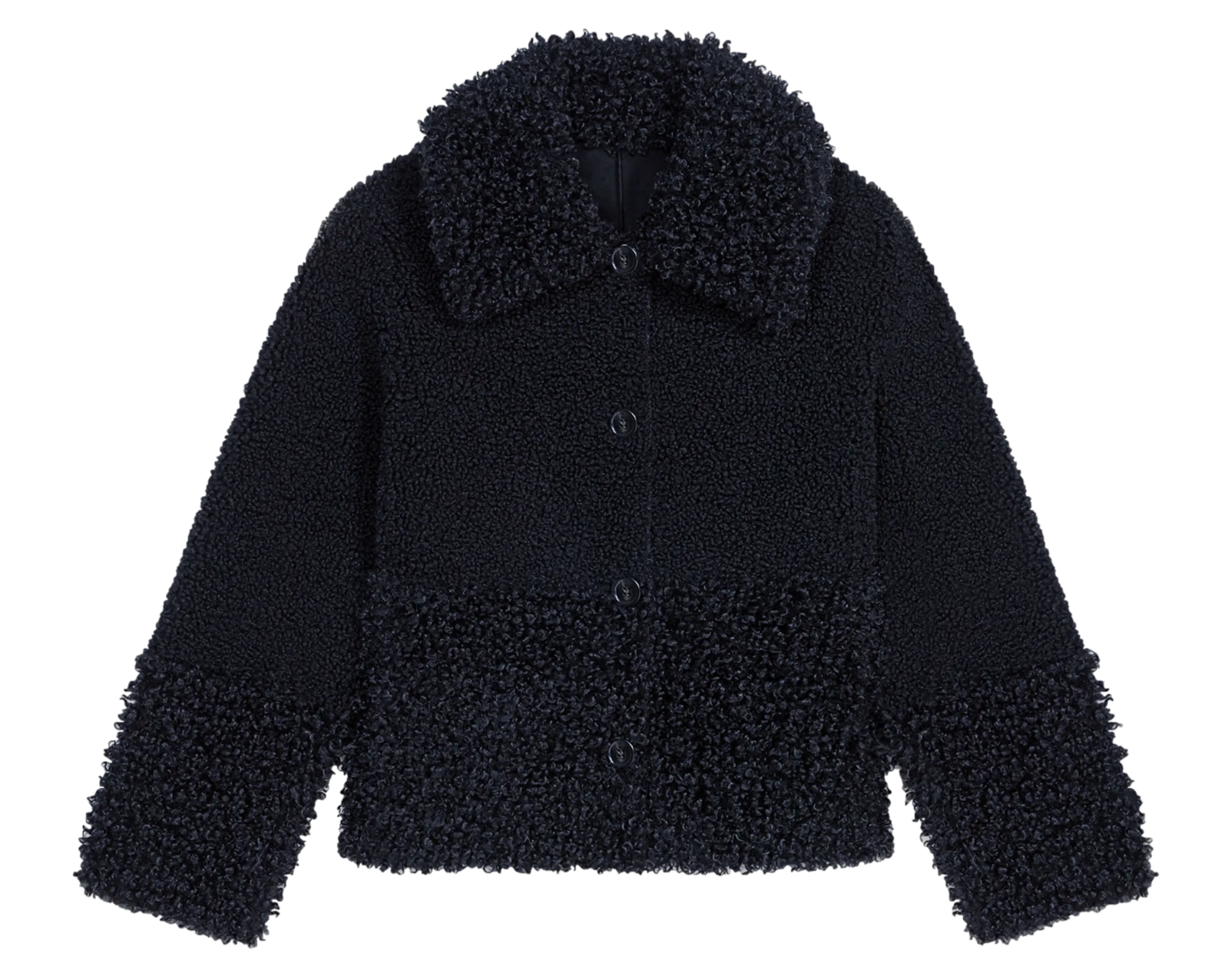 Chaqueta de traje recta  en negro