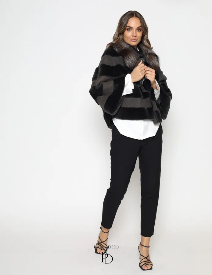 Chaqueta Doble Faz Grey