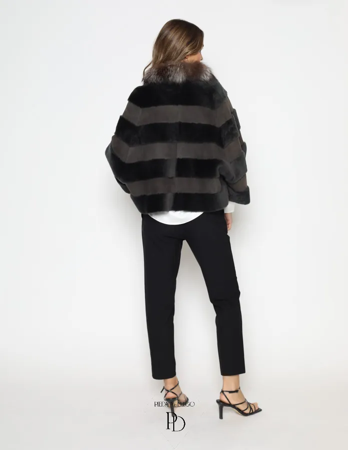 Chaqueta Doble Faz Grey