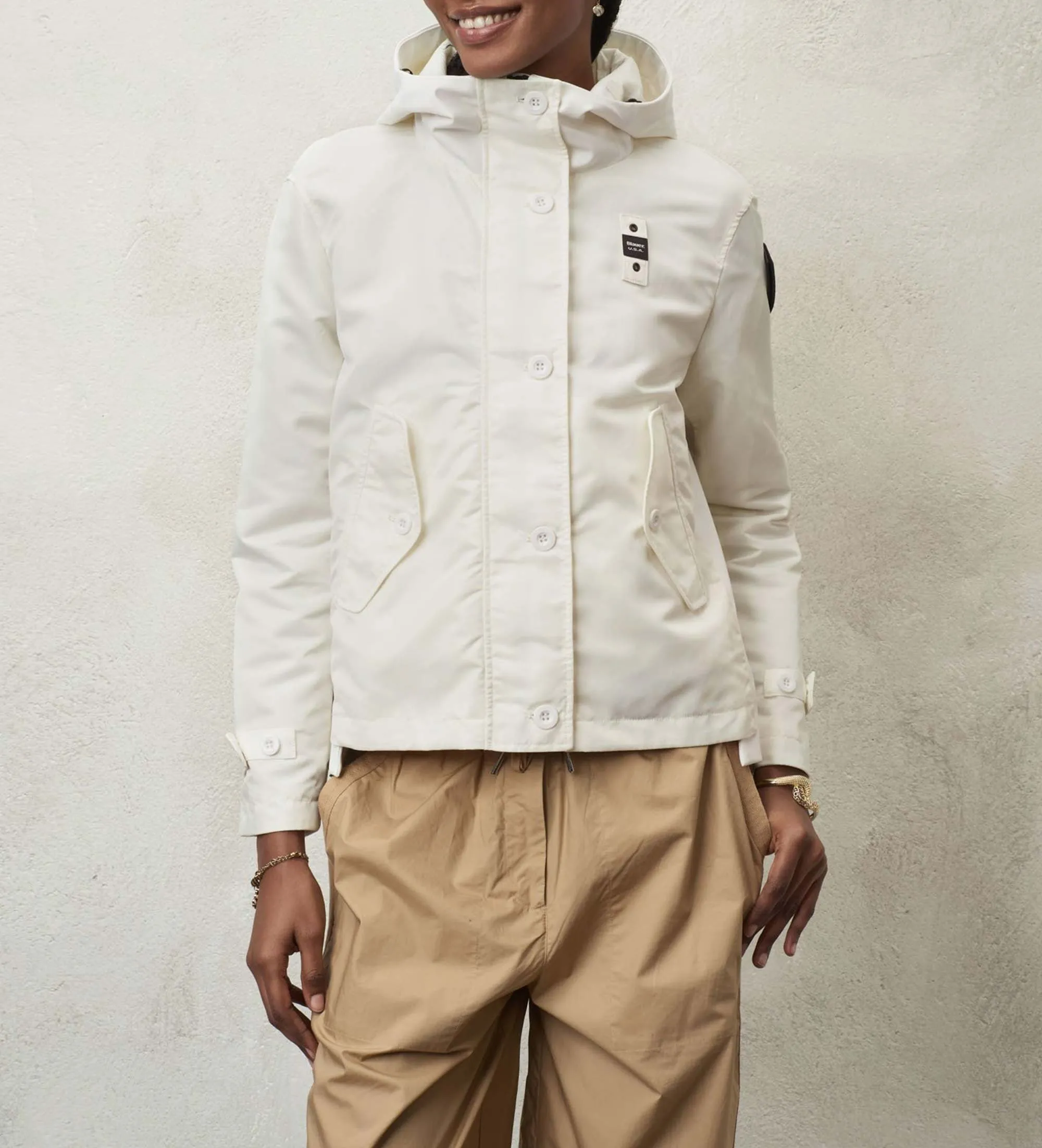 Chaqueta Elizabeth blanco