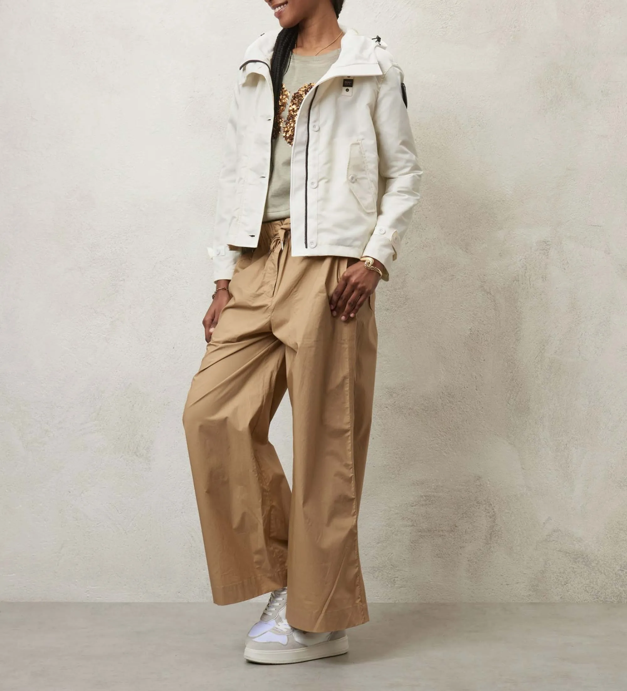 Chaqueta Elizabeth blanco