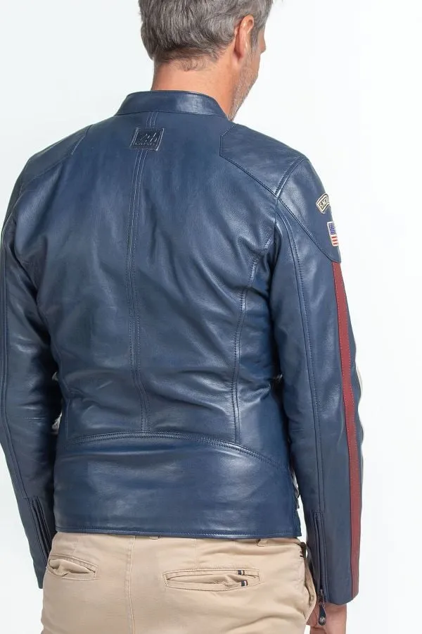 Chaqueta Hombre Steve Mcqueen Scott Sheep Steve Mcqueen Bleu