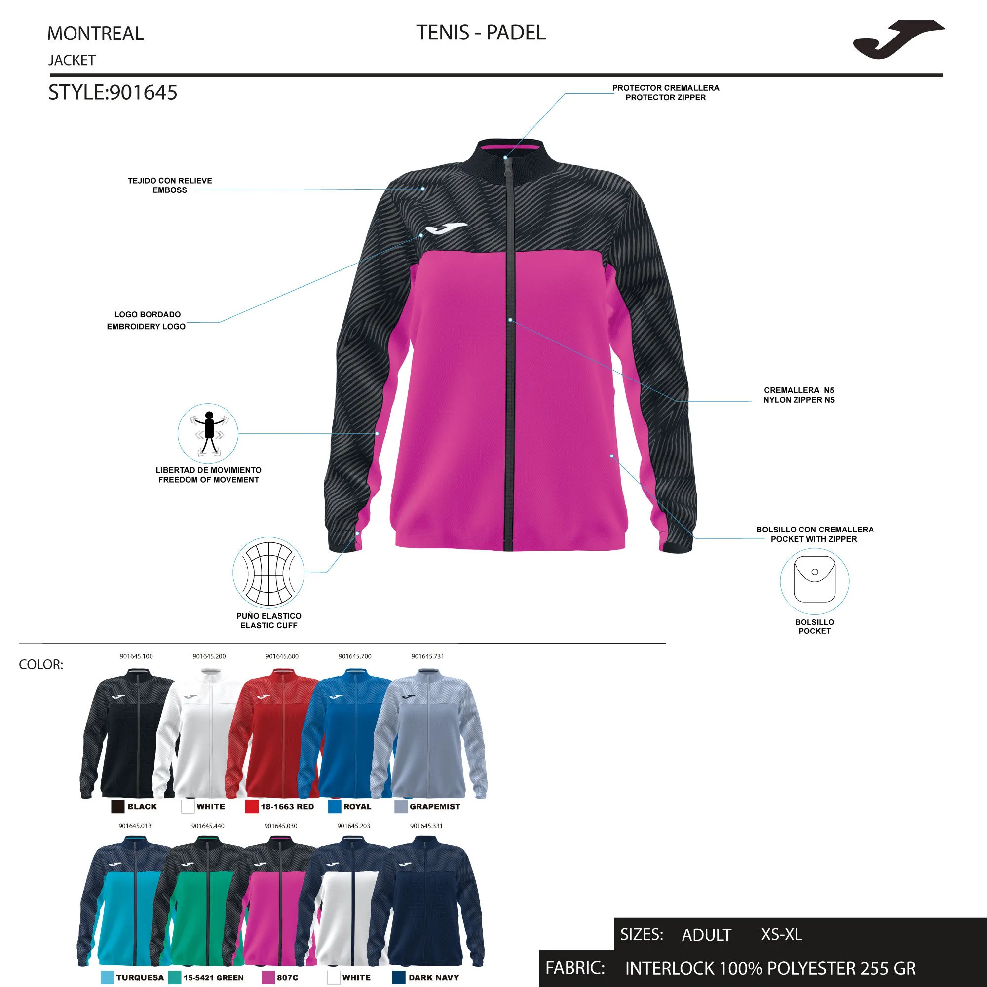 Chaqueta mujer Montreal royal