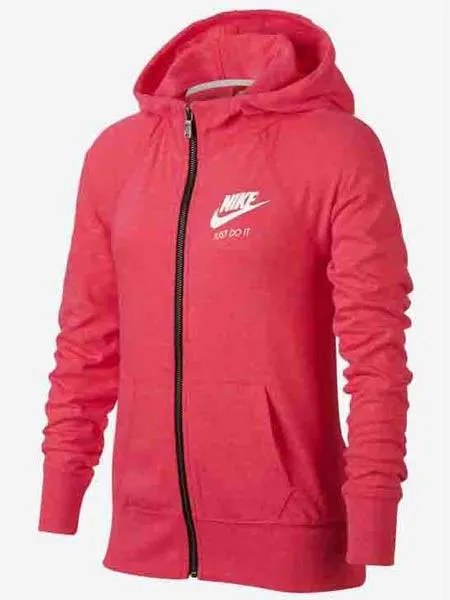 chaqueta nike rosa niña
