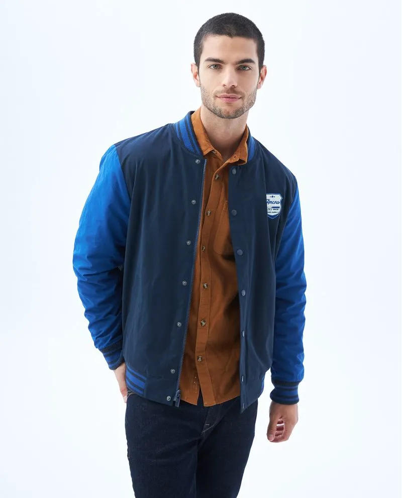 Chaqueta tipo beisbolera para hombre