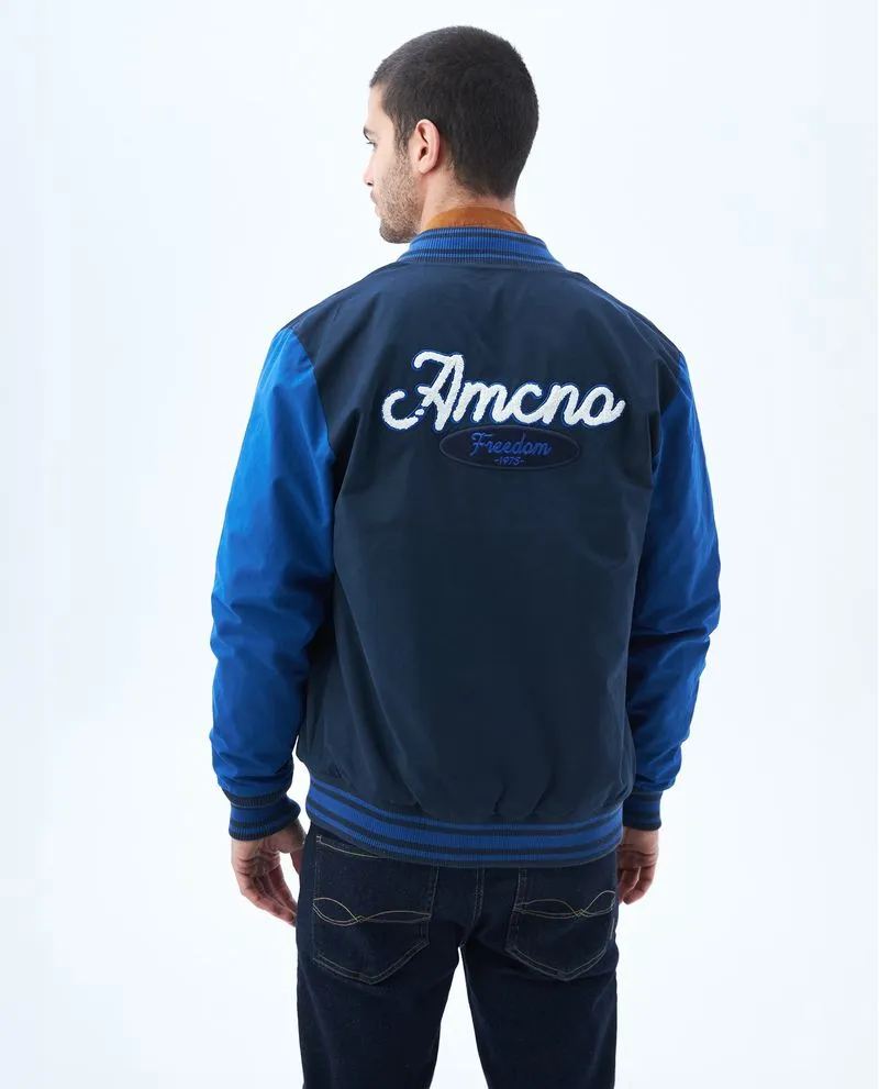 Chaqueta tipo beisbolera para hombre