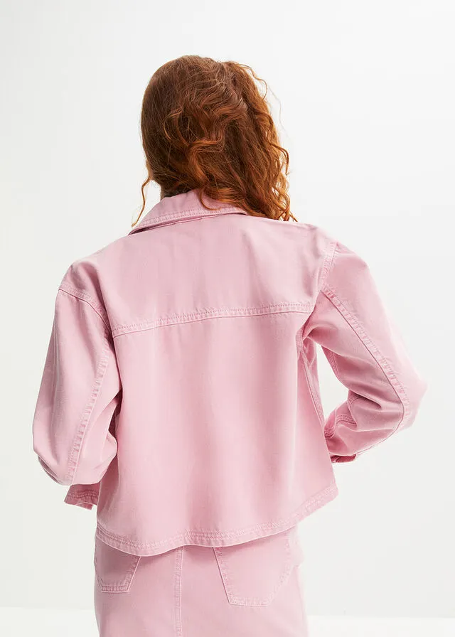 Chaqueta vaquera Denim rosa