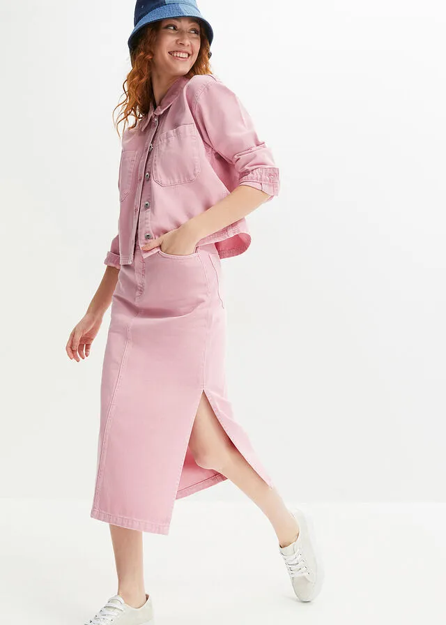 Chaqueta vaquera Denim rosa