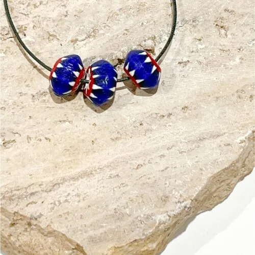 Collar Cristal Azul Klein