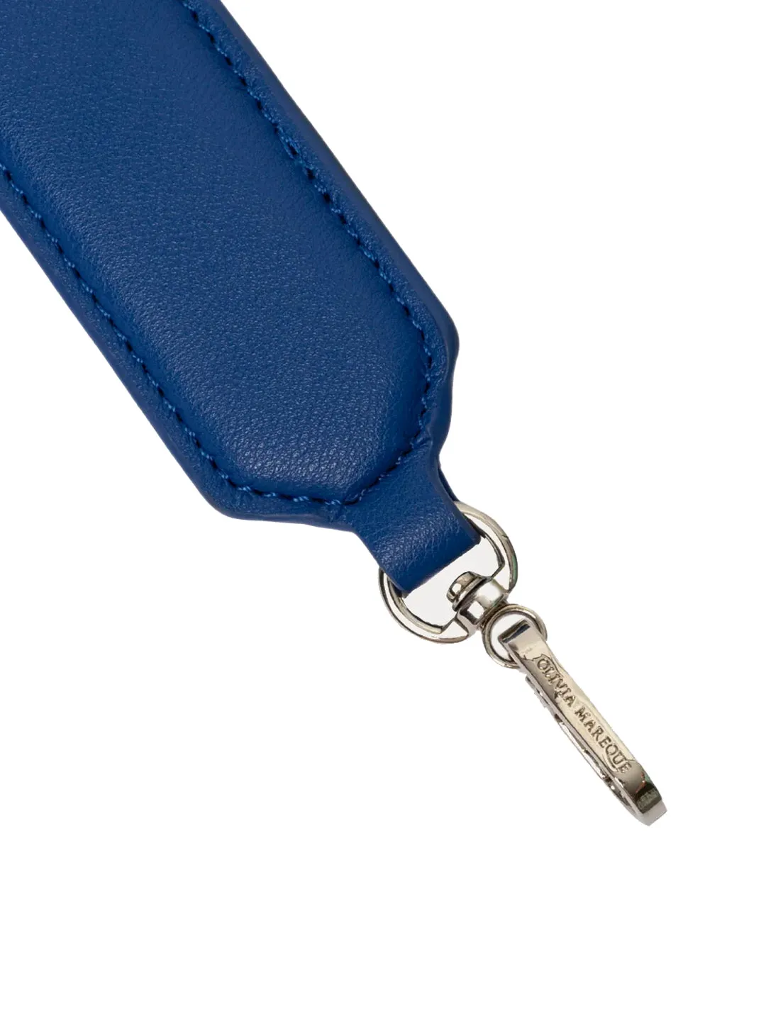 Correa piel azul klein