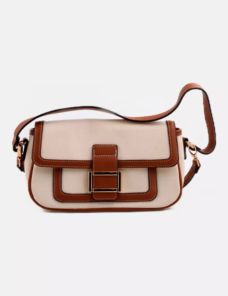 Cortefiel Bolso bicolor combinado