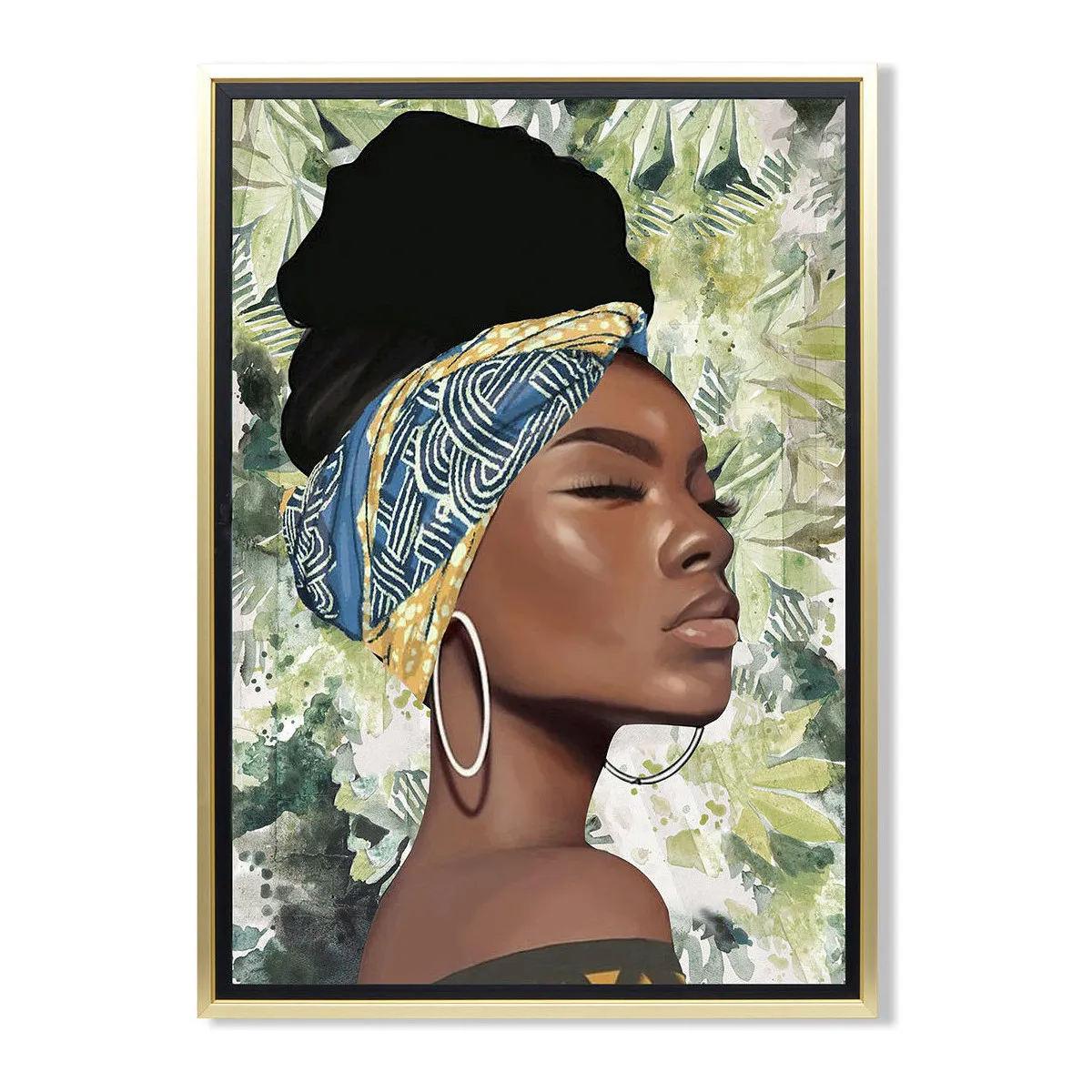 Cuadro Mujer Africana