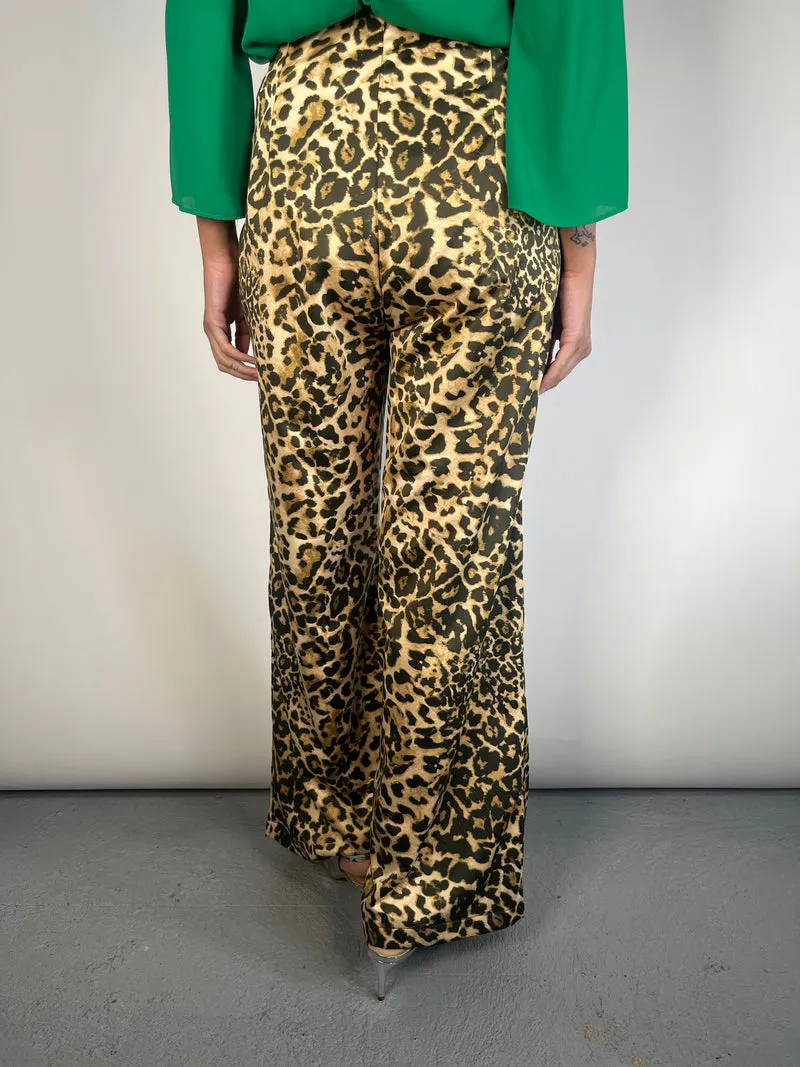DANIELA BUSTAMANTE Pantalon Animal Print