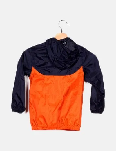 Decathlon Chaqueta bicolor impermeable