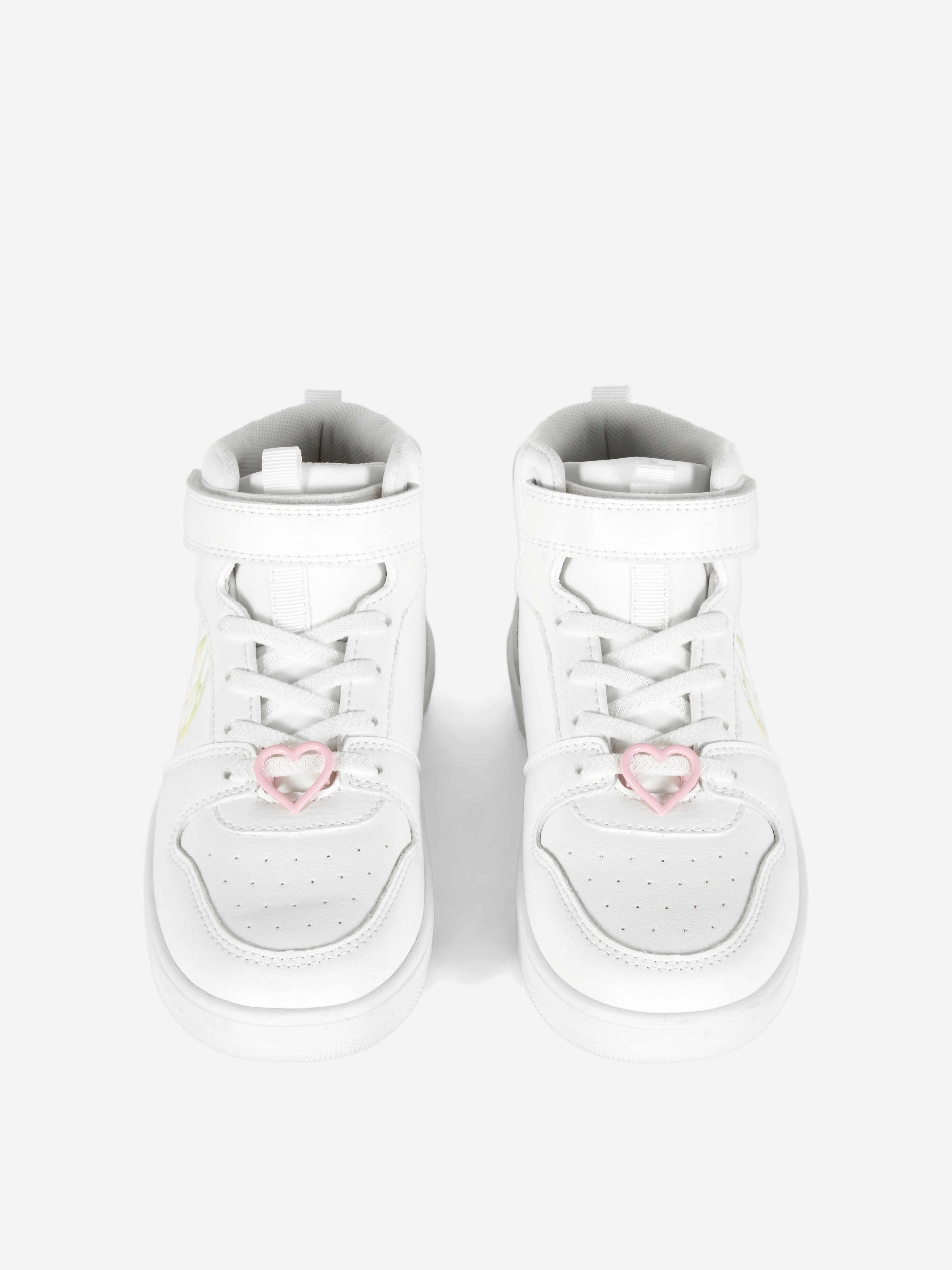 Deportivas altas con mariposa con efecto degradado