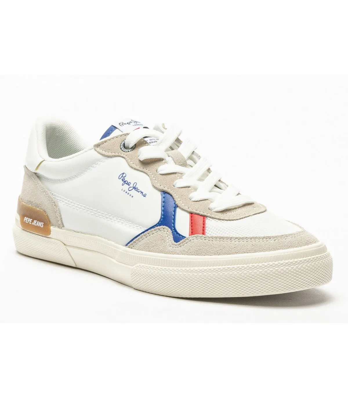 Deportivo blanco con suela tipo casco