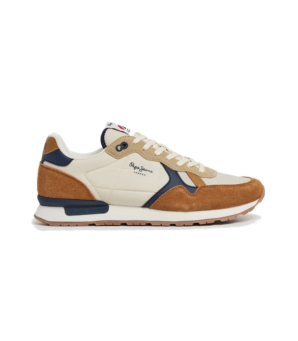Deportivo hombre beige y cuero Pepe Jeans