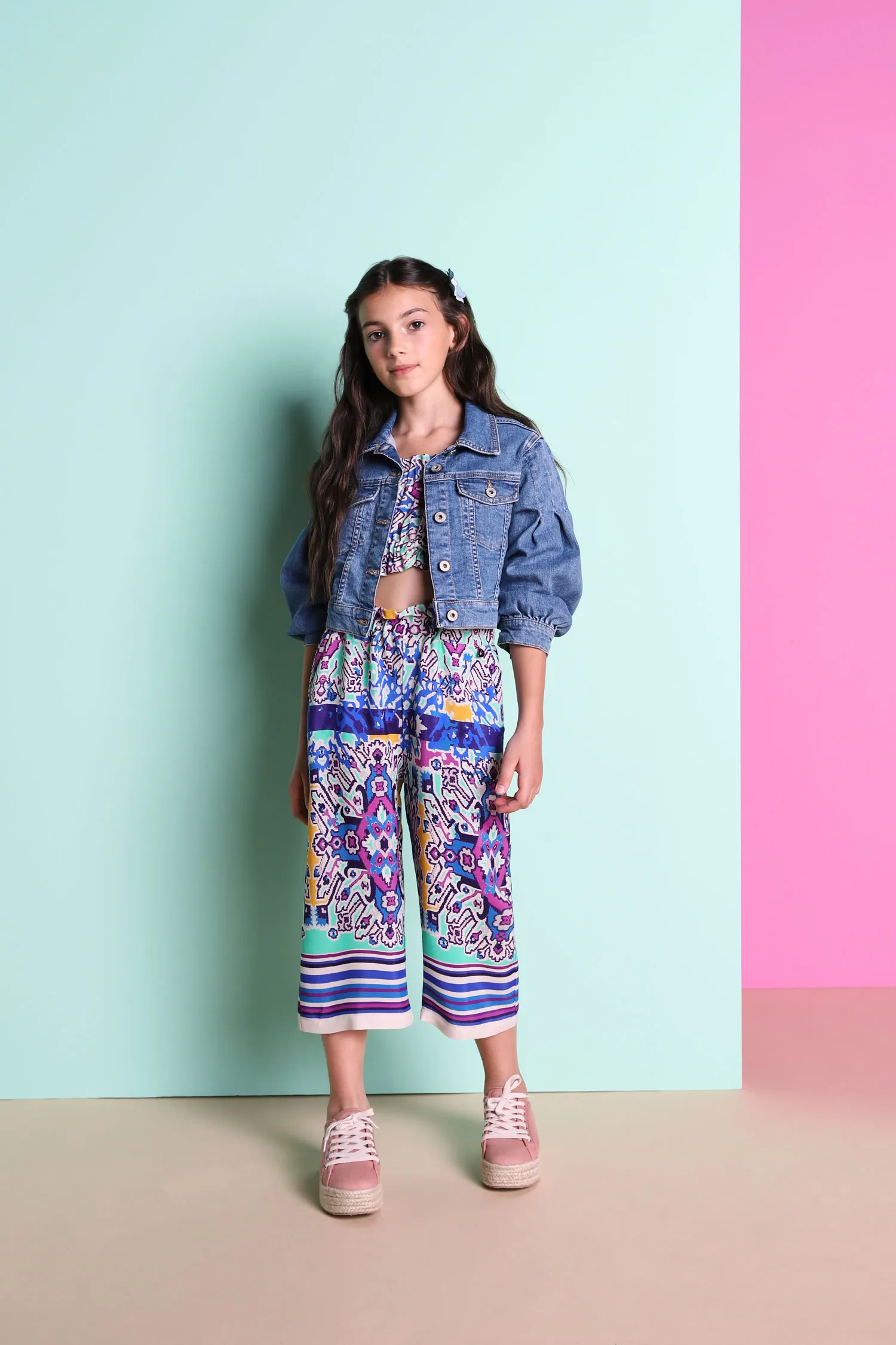 Dixie pantalon estampado abstracto