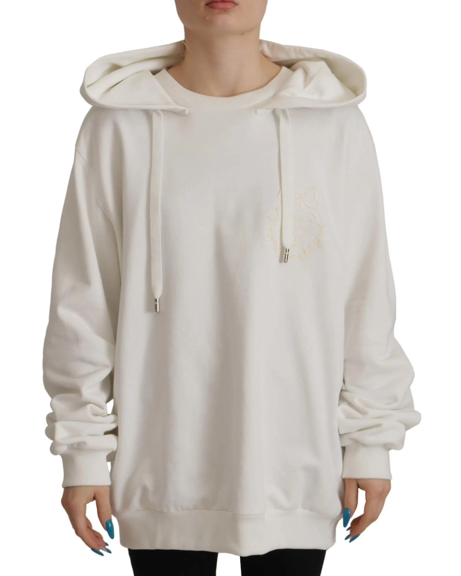 Dolce & Gabbana Embroidered  Hoodie Pullover Sweater