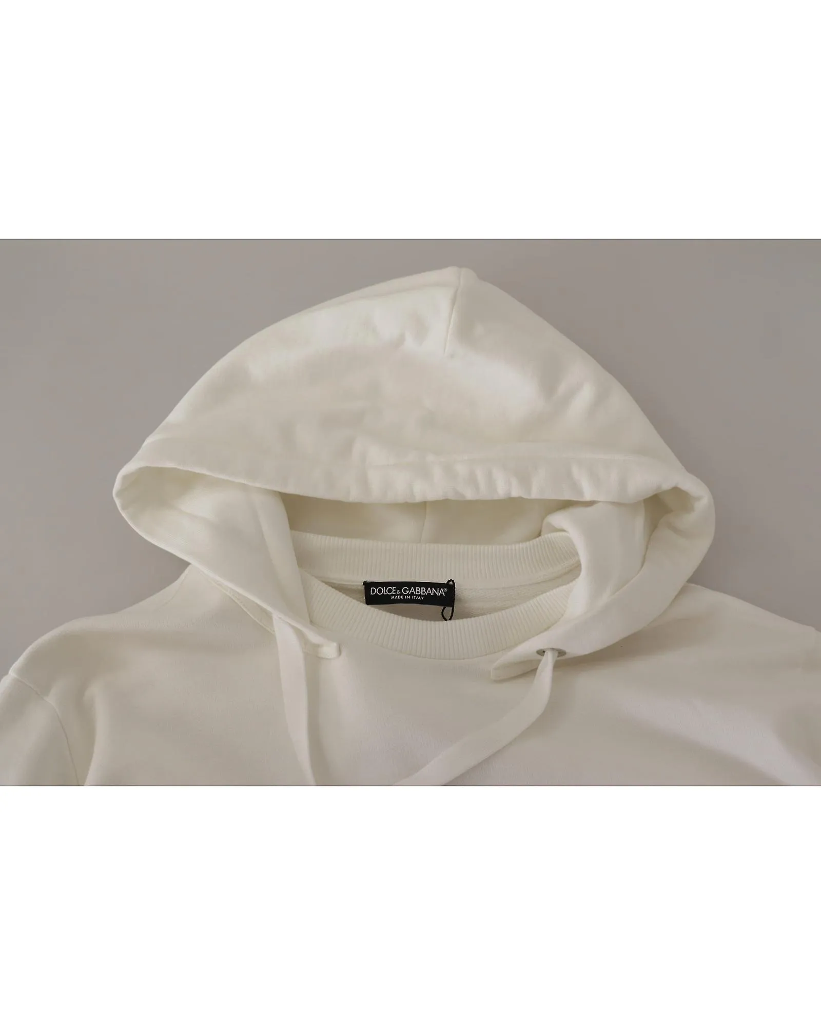 Dolce & Gabbana Embroidered  Hoodie Pullover Sweater