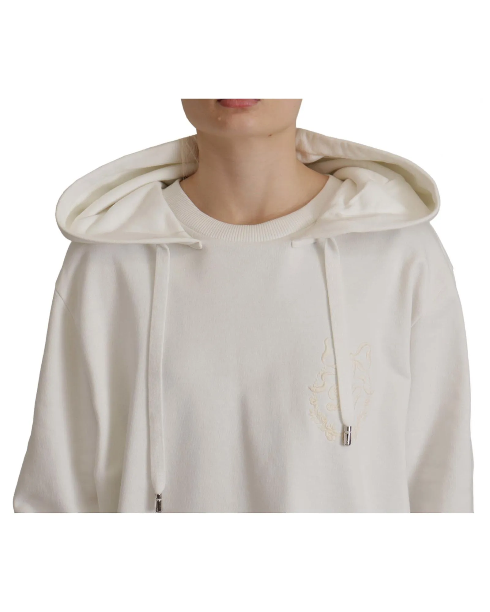 Dolce & Gabbana Embroidered  Hoodie Pullover Sweater