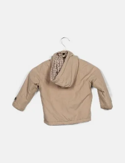DOMBI Chaqueta beige cremallera