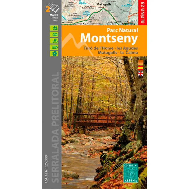 ED. ALPINA MONSENY 2021 1:25.000