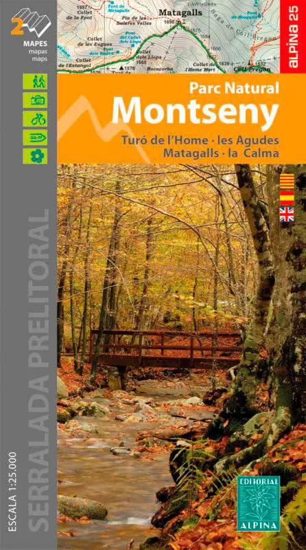 ED. ALPINA MONSENY 2021 1:25.000