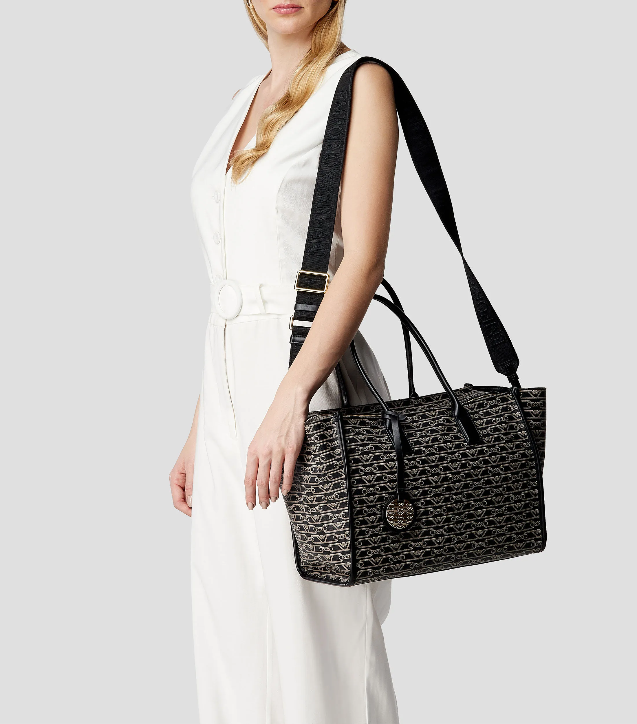 Emporio Armani Bolso tote monogram Mujer
