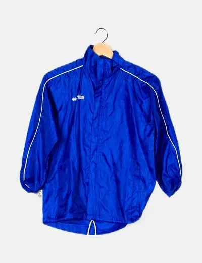 Errea Chaqueta azul klein impermeable