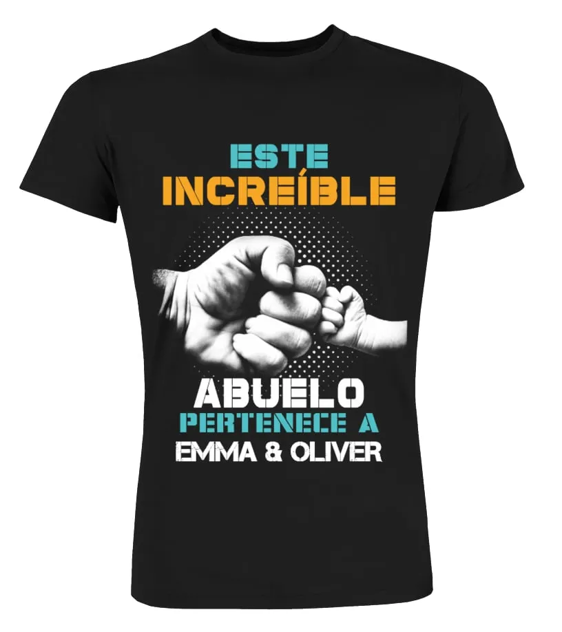 Este increíble abuelo pertenece a Emma & Oliver Camisetas Cuello Redondo Premium Unisex
