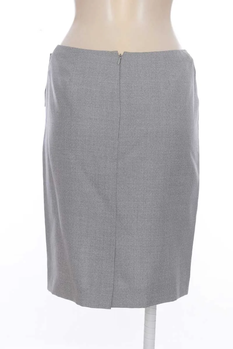 FALDA COLOR GRIS  ANNE KLEIN