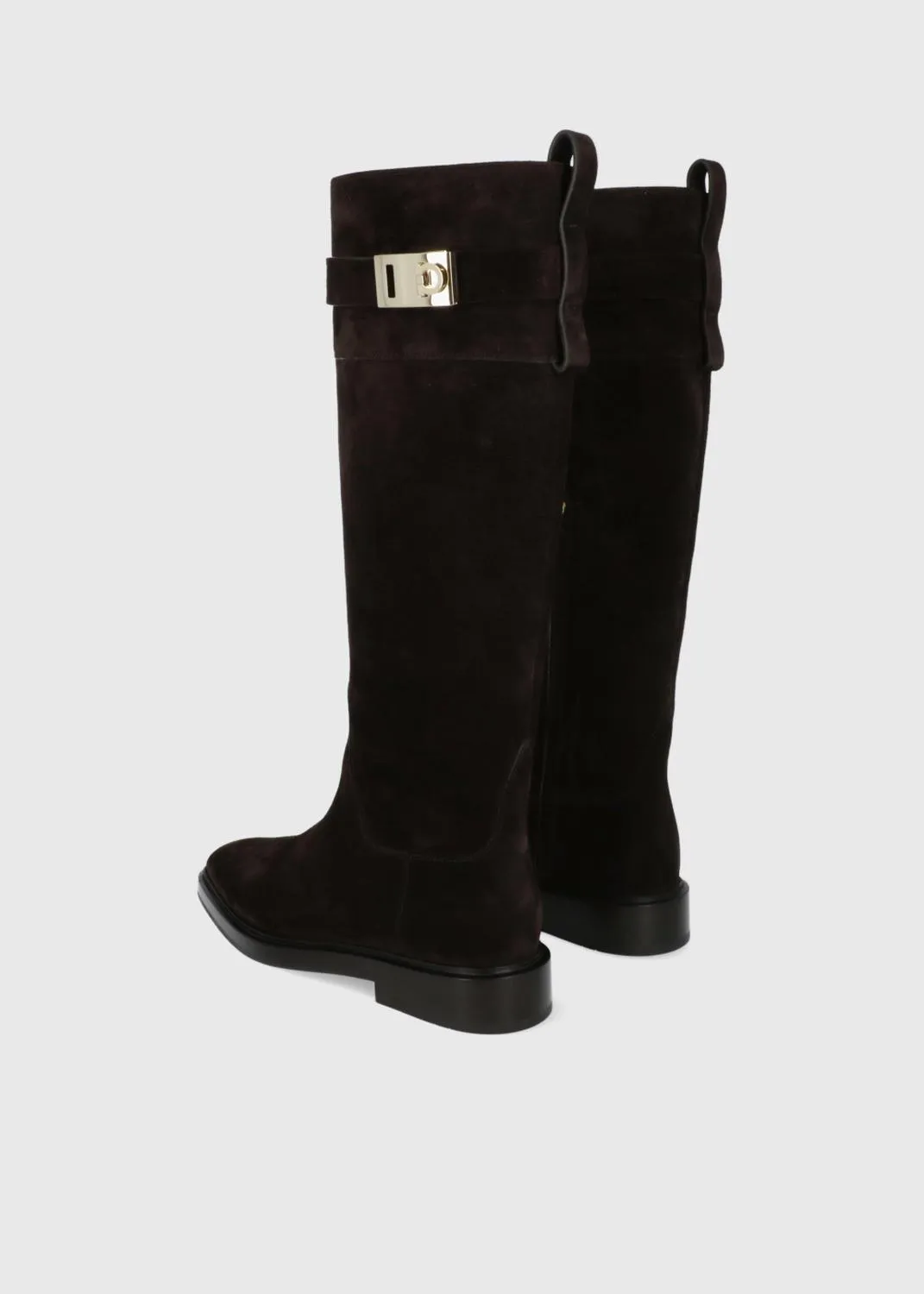 FERRAGAMO BOTAS ALTAS GANCINI FRGROLY
