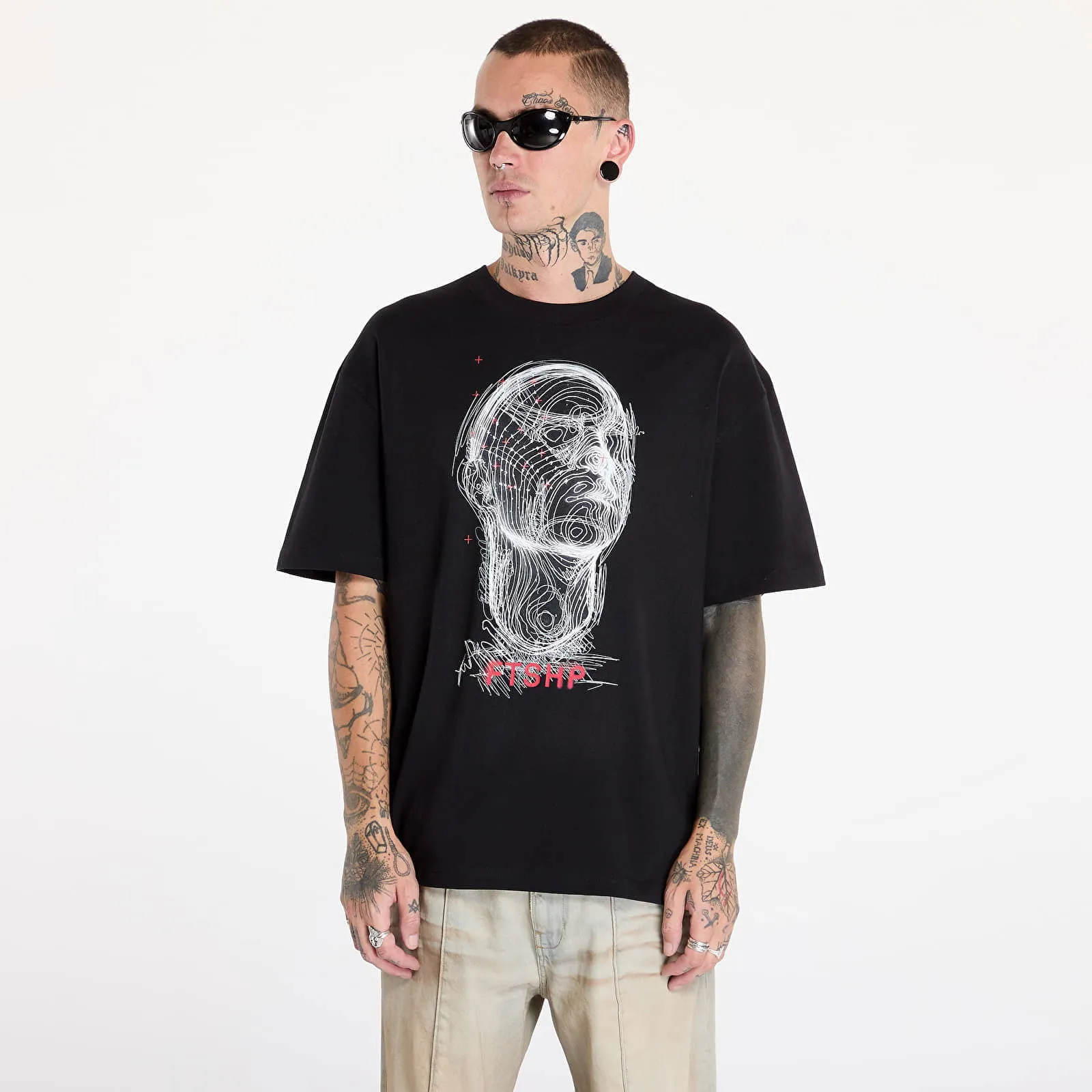 FOOTSHOP FTSHP HEADLESS TSHIRT UNISEX BLACK XS