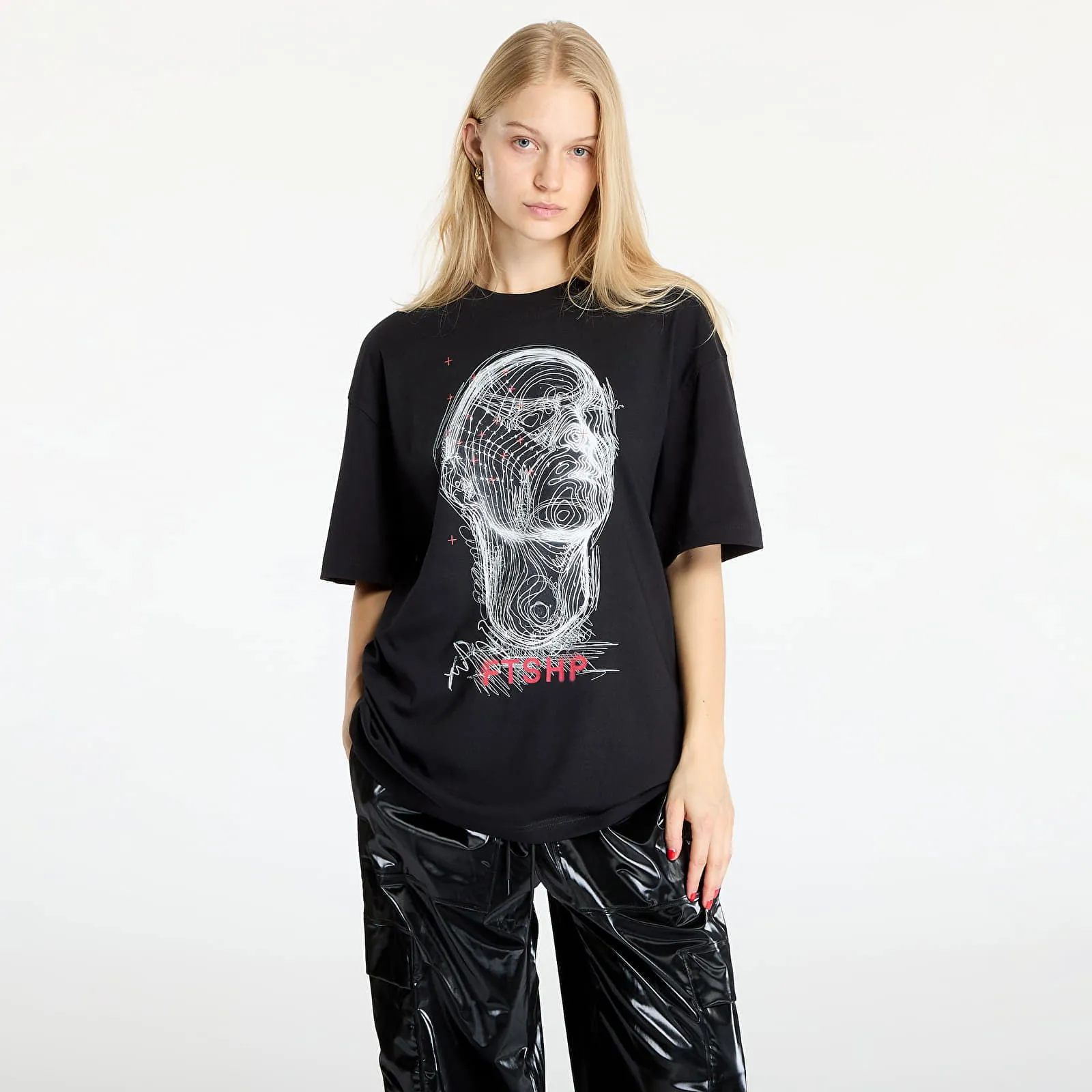 FOOTSHOP FTSHP HEADLESS TSHIRT UNISEX BLACK XS