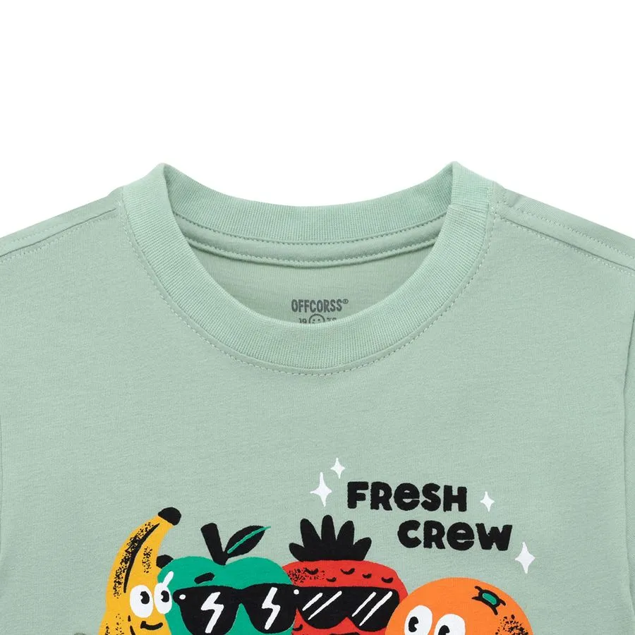 Franela manga corta frutas