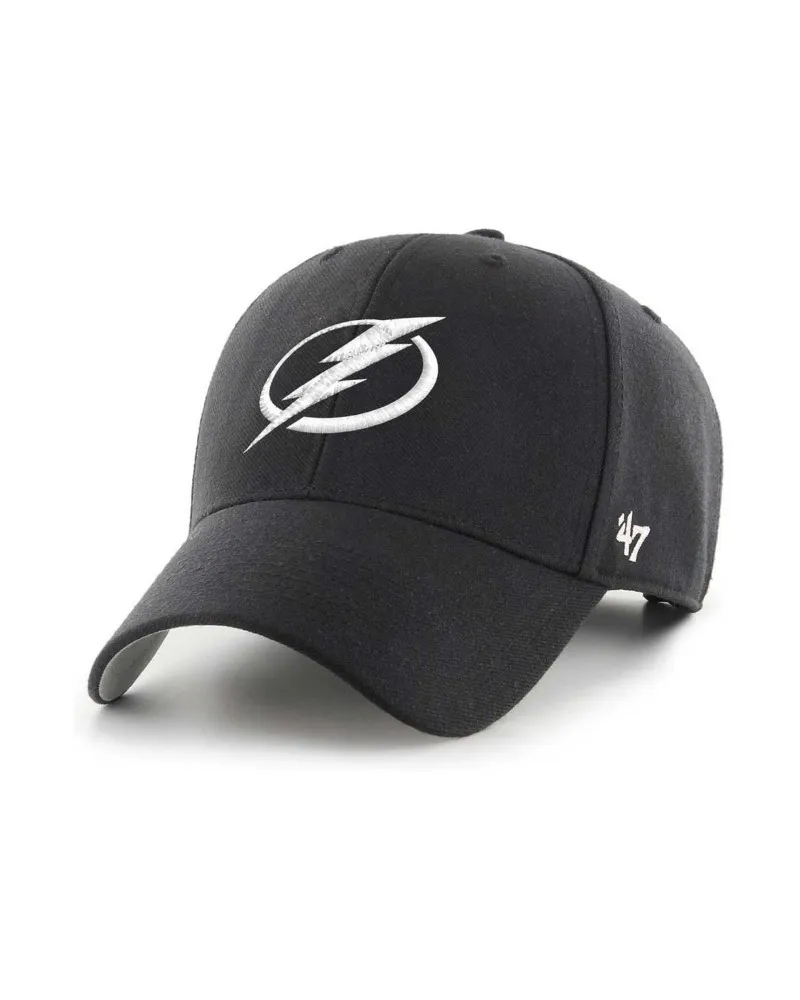 Gorra 47 brand negra tampa bay ligthning mvp cap