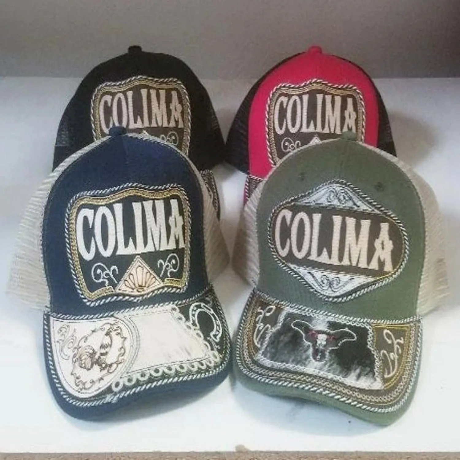 GORRA ARTESANAL CON BORDADO DEL ESTADO DE COLIMA  IMP71322