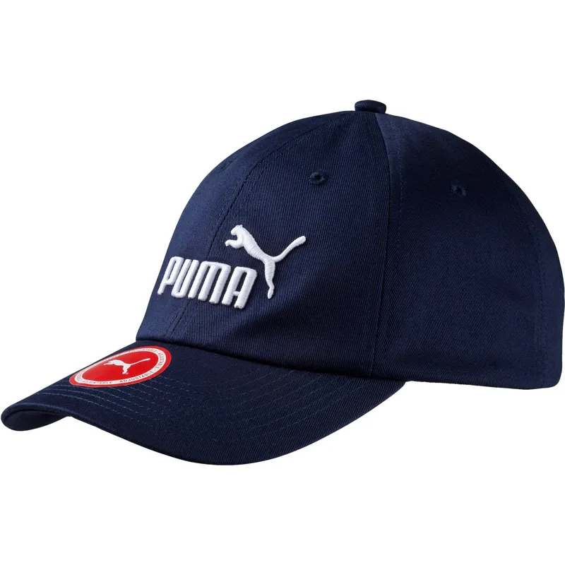 Gorra curva azul marino ajustable Fundamentals de Puma