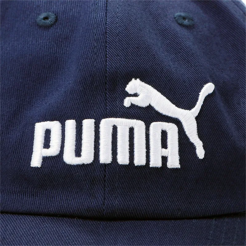 Gorra curva azul marino ajustable Fundamentals de Puma