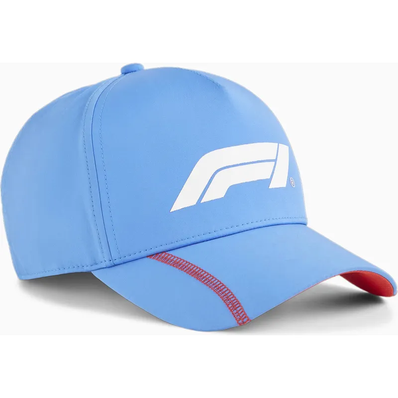 Gorra curva azul snapback BB Pro de Formula 1 de Puma