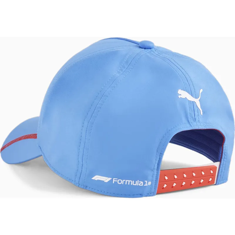 Gorra curva azul snapback BB Pro de Formula 1 de Puma