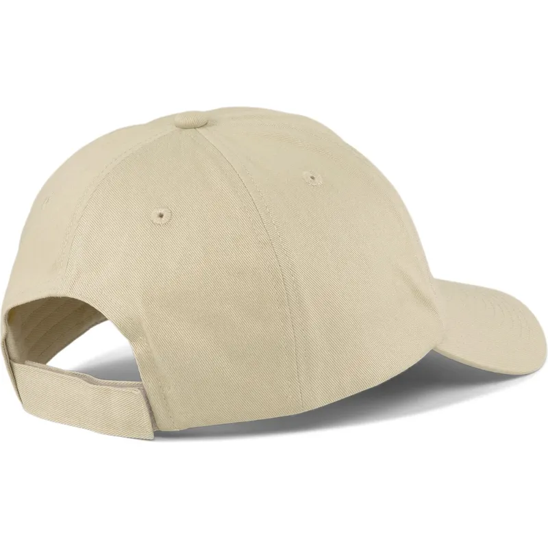 Gorra curva beige ajustable Essentials No.1 de Puma