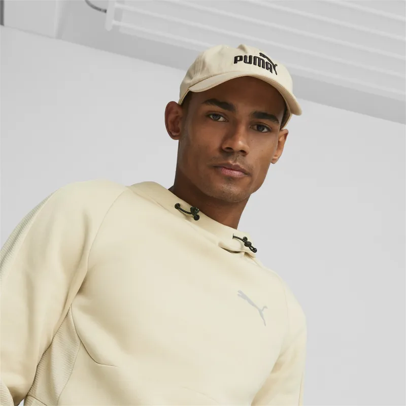 Gorra curva beige ajustable Essentials No.1 de Puma