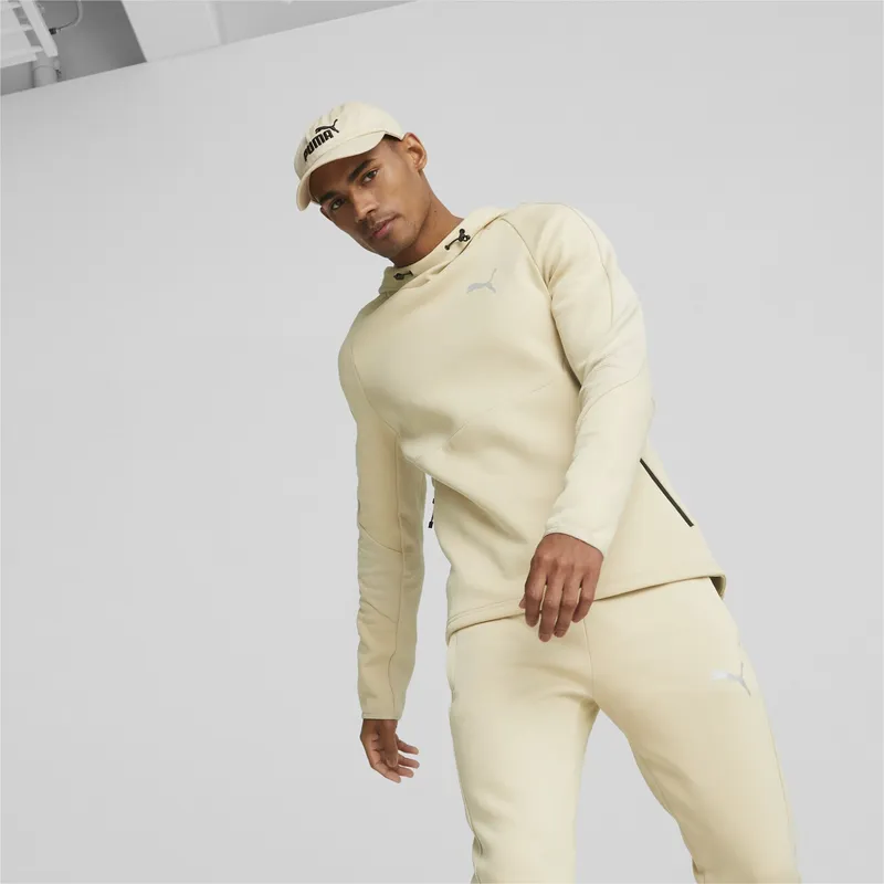 Gorra curva beige ajustable Essentials No.1 de Puma